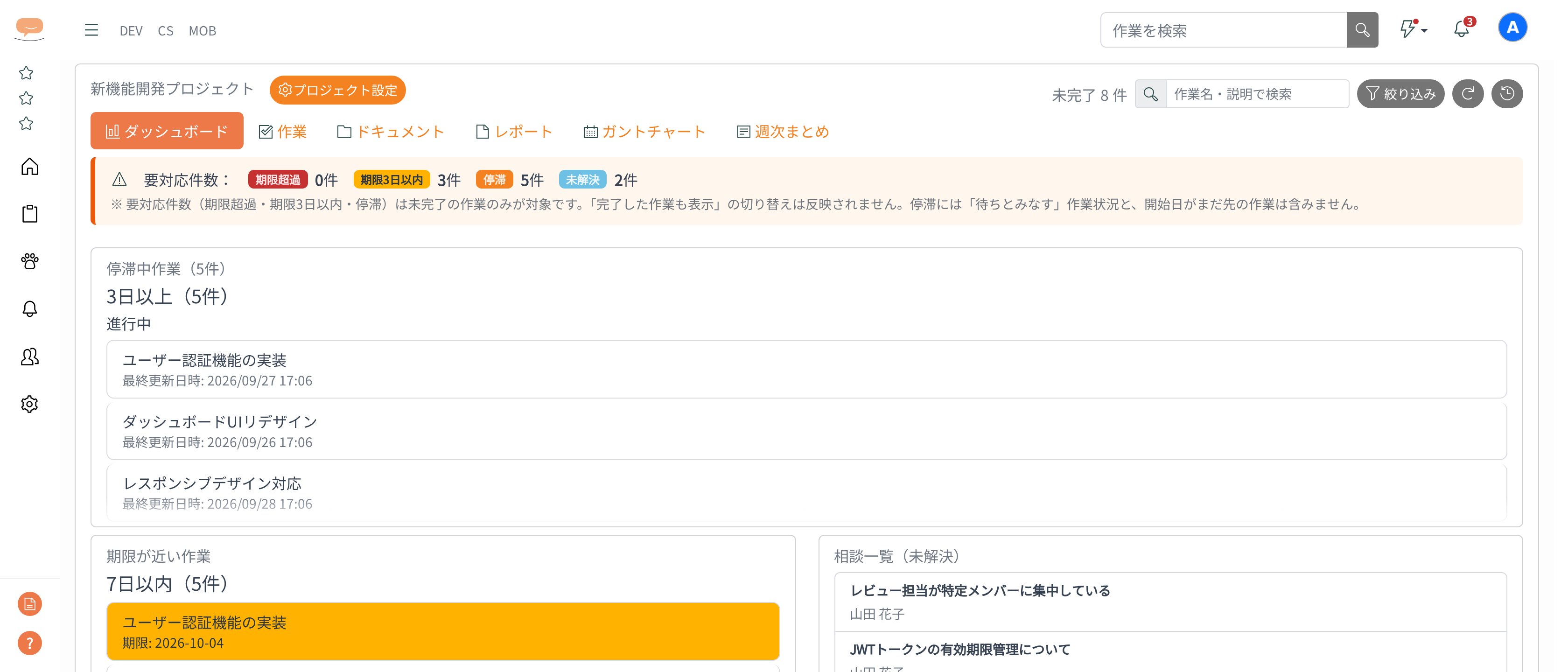 IELUKA機能一覧画面